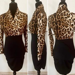 💛🖤Hot leopard print mini dress!🖤💛